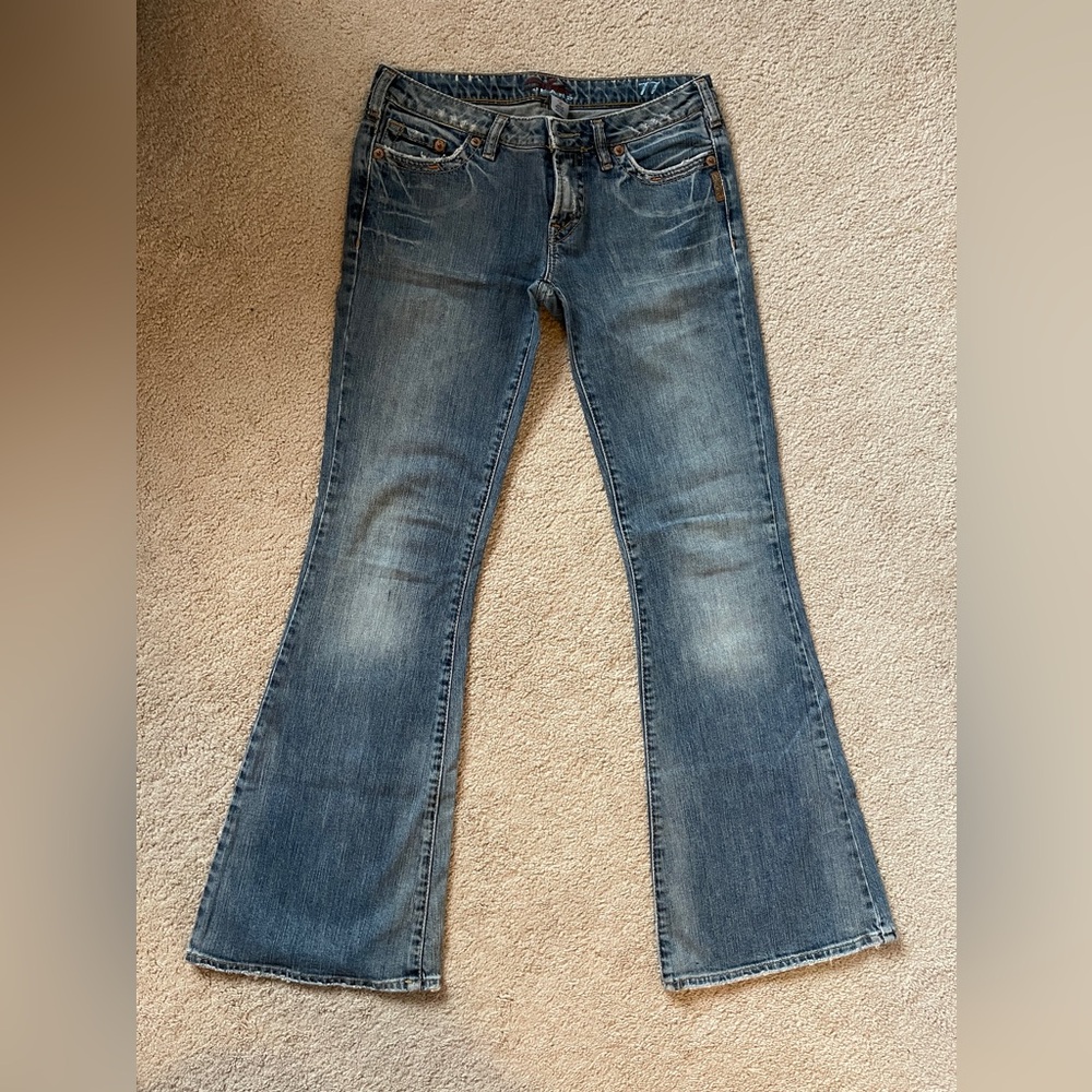 SILVER JEANS: 77 . Denim Flare jeans
